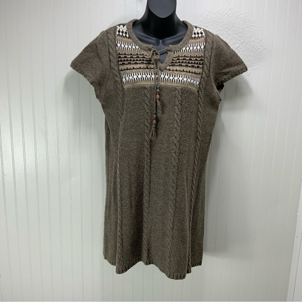 RUFF HEWN wool blend sweater dress
